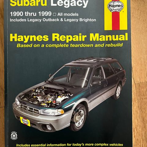 Haynes håndbok Subaru Legacy