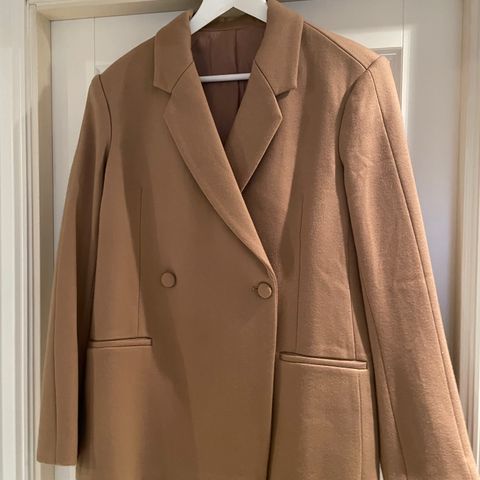 ANINE BING Kaia Blazer Camel 100 % ull str. M selges