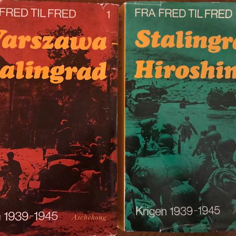 Fra fred til fred bind 1, Warszawa-Stalingrad, bind  2,  Stalingrad- Hiroshima