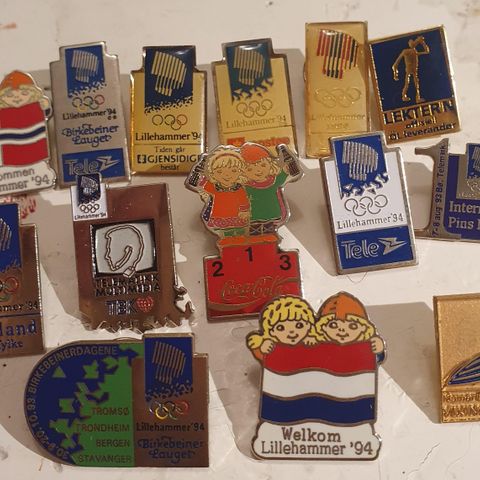 Lillehammer OL pins samlet pris 200kr