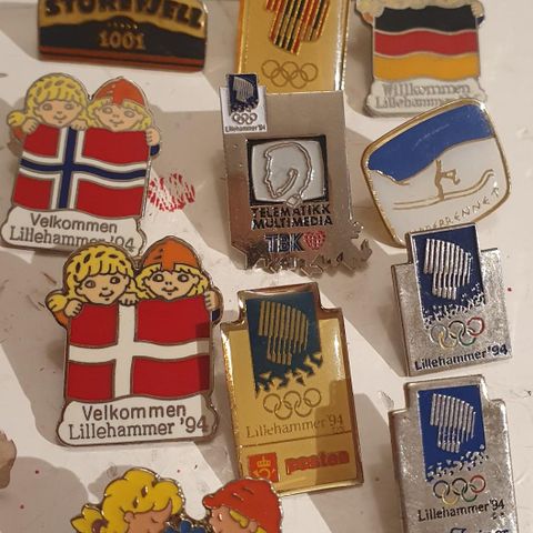 Lillehammer OL pins samlet pris 150kr