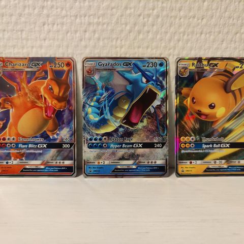 Hidden Fates - Promo Trio - Charizard Gyarados Raichu