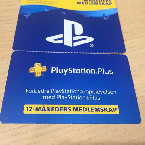 12 måneders medlemskap for Playstation