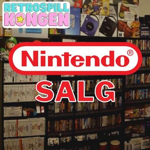 Nintendo - Switch, Wii, Wii U, Gamecube, N64, SNES, NES, Gameboy *GIGA SALG*
