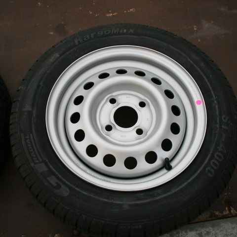 Tilhengerhjul 155/70 R13 - 4-100