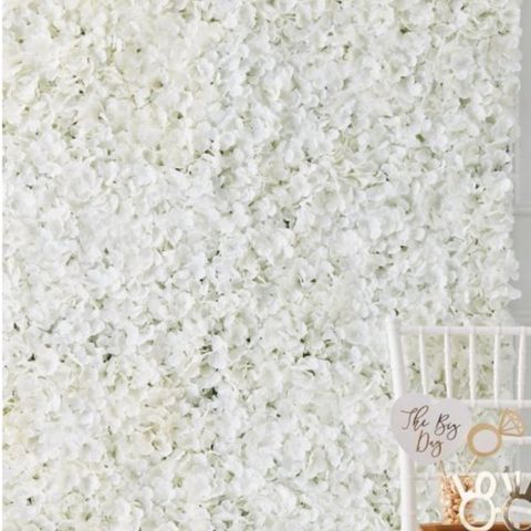 Backdrop/blomstervegg til leie