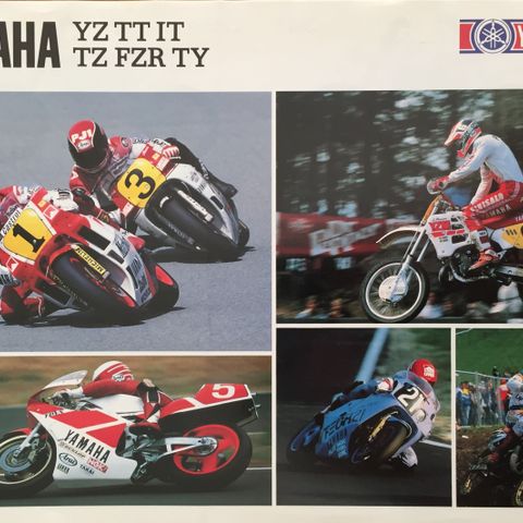 Yamaha Brosjyre FZR750R/TZ250