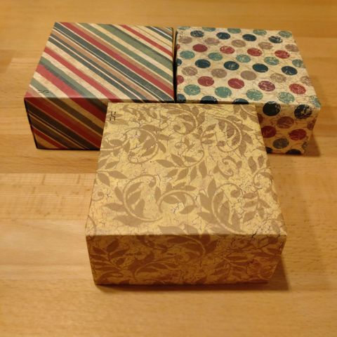 Origami Esker, PapirEsker, GodteriEsker, Paper Boxes •FORSTERKET