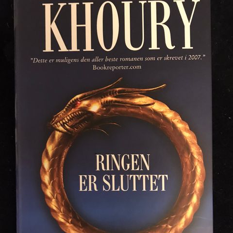 Bok av Raymond Khoury - Ringen er sluttet