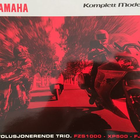 Yamaha MC-Katalog 2001 Norsk