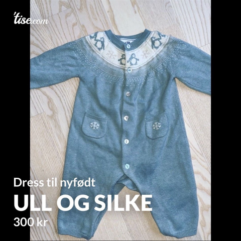 Ull og silkedress