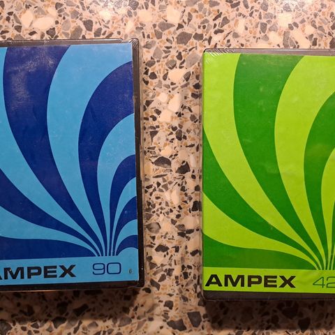 Ampex Opptakskassetter 50kr pr stk (nye)