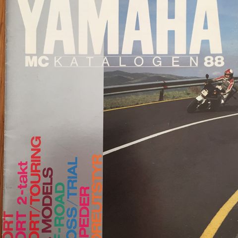 Yamaha MC-Katalog 1988 Norsk