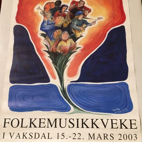 PLAKAT - FOLKEMUSIKKVEKA I VAKSDAL 2003