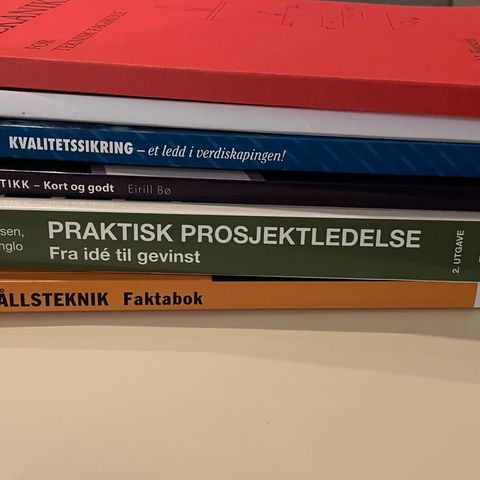 Bøker til Teknisk Fagskole - Maskinteknikk