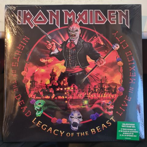 Iron Maiden  -Frakt 99,- (Norgespakke)  tar ca 3 dager+2700 Lp