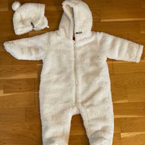 Esprit babydress og lue, str 62/68