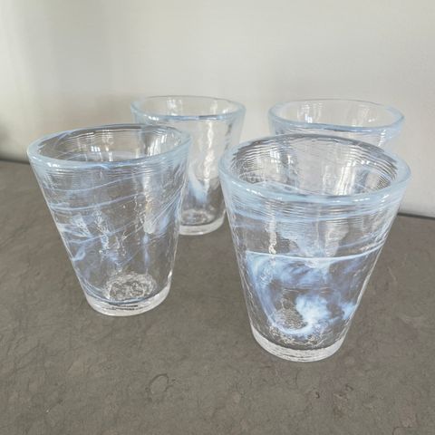 4 stk Kosta Boda Mine Tumbler glass