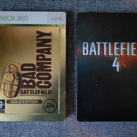 Battlefield Steel Book til Xbox 360