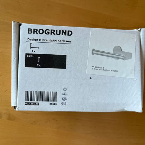 BROGRUND Toalettpapirholder IKEA