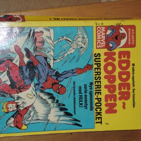 Edderkoppen Spiderman Norsk Tegneserie Pocket 70-tallet