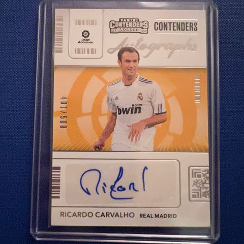 Ricardo Carvalho auto 401/500 fotballkort