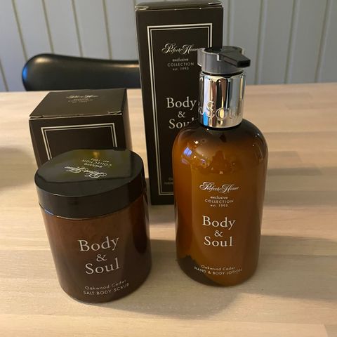 Perfect Home. Body and Soul body lotion og body scrub