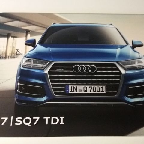 AUDI Q7 / SQ7 TDI -brosjyre.