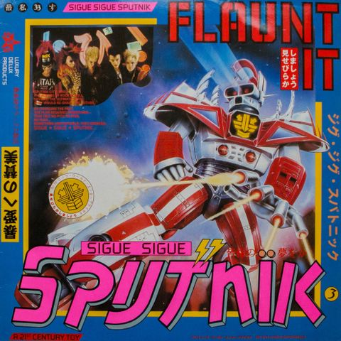 LP Sigue Sigue Sputnik - Flaunt It 1986 Europe