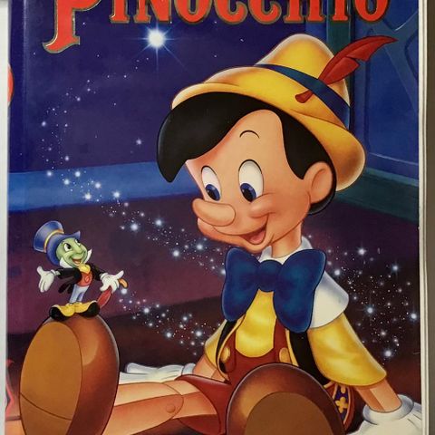 Walt Disneys Masterpiece Pinocchio BIGBOX Vhs 🔥NY pris!!