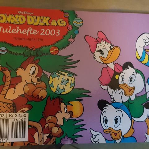 "Donald Duck" Julehefte . trn 46,-