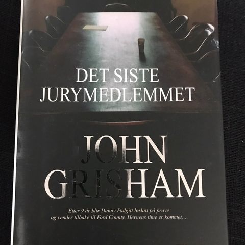 Bok av John Grisham - Det siste jurymedlemmet