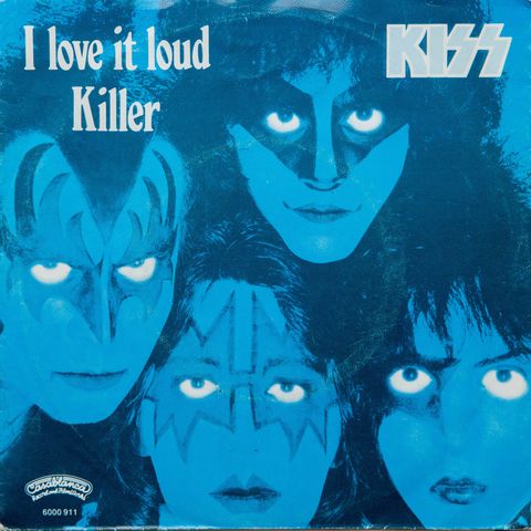 7", (Single) Kiss - I Love It Loud / Killer 1982 Norway