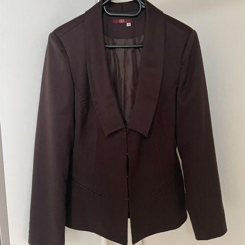 Brun Blazer / Jakke fra Esla i Størrelse 4 / Small