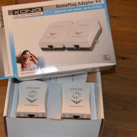 Internett over Strømkabelen, I Garasjen?, Konig CMP-HOMEPLUG25 85 Mbps