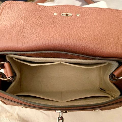 Beige organizer til Mulberry Lily Small og Mulberry Mini Alexa