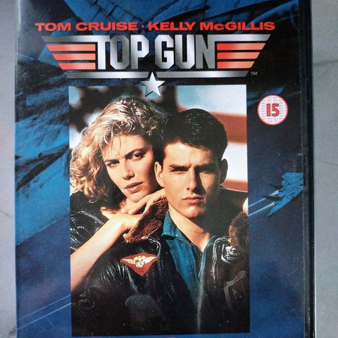 Dvd. Top Gun. Action/Drama. Norsk tekst.