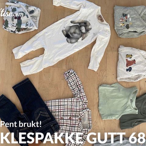 Pent brukt klespakke gutt 68 - merkeklær