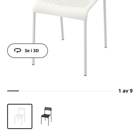 ADDE stol Ikea