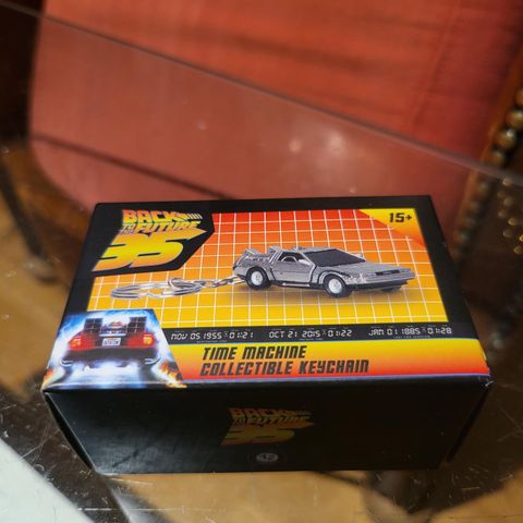 Back To The Future Time Machine Collectible Keychain
