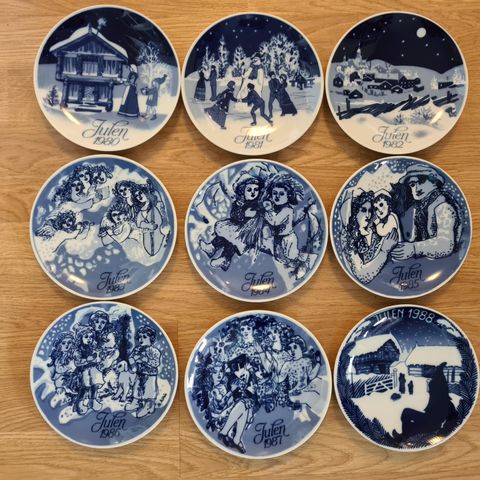 Porsgrunn Christmas Plate