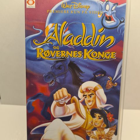 Disney Aladdin og Røvernes konge - VHS - 1995
