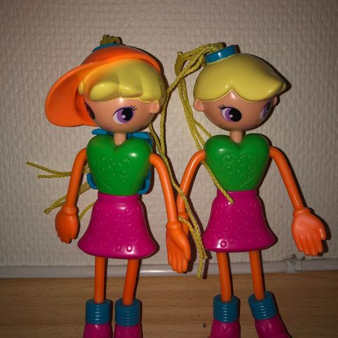 2 Betty Spaghetty McDonald's figurer