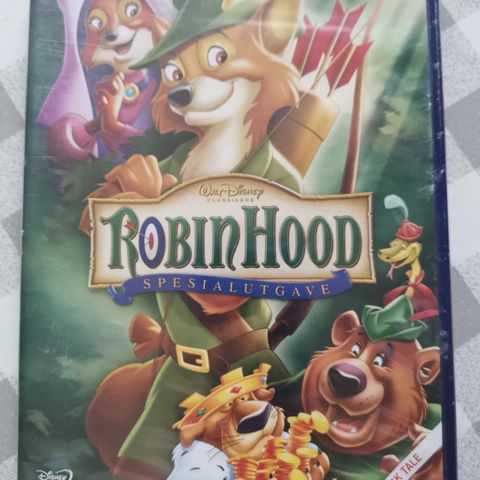 Robin Hood (DVD 1973, Disney, i plast, norsk tale)