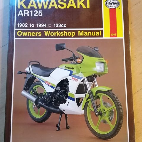 Kawasaki AR125 verkstebok.