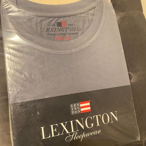 NY Lexington herrepysjamas Flanell str XL.