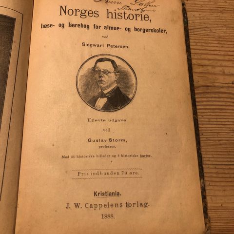 Samleobjekt. Vintage lesebok fra 1888