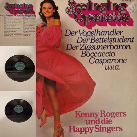 VINTAGE/RETRO LP-VINYL "SWINGING OPERETTE/KENNY ROGERS - UND DIE HAPPY SINGERS "