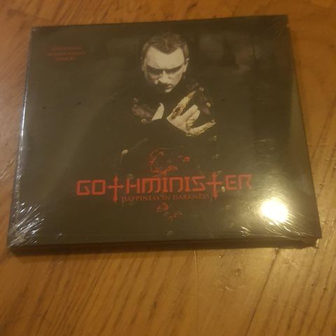 Forseglet cd  av det norske bandet GOTHMINISTER -
Happiness in Darkness