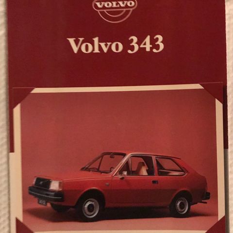 Volvo 343 brosjyre Bud ønskes